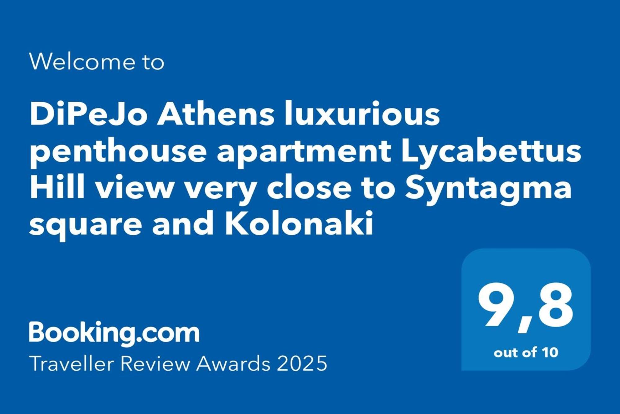 Dipejo Athens Luxurious Penthouse Apartment Lycabettus Hill View Very Close To Syntagma Square And Kolonaki Luaran gambar
